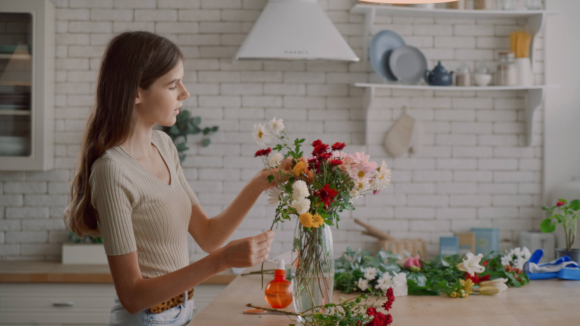 初心者でもバランスよく飾れる花瓶と花の黄金比